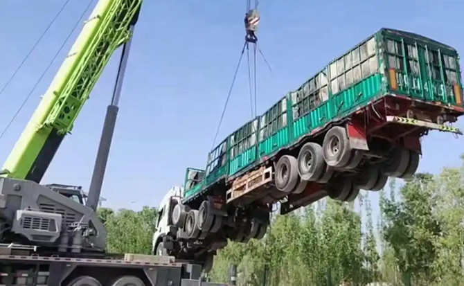 沙坡头区道路脱困救援案例